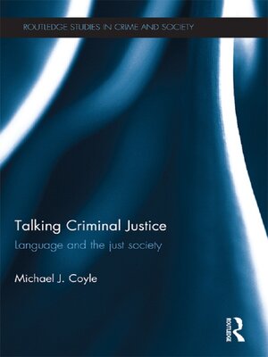 cover image of Talking Criminal Justice